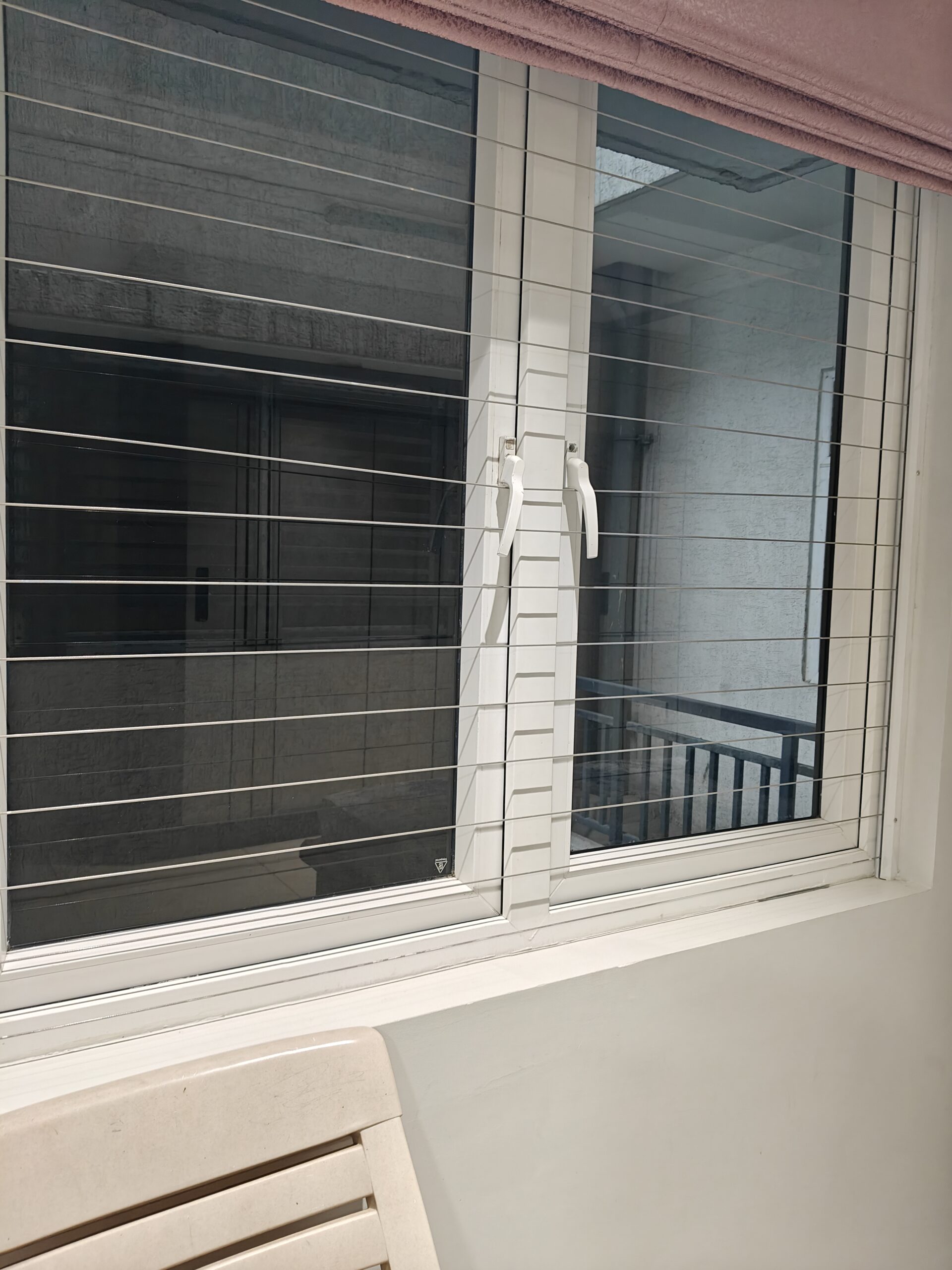 Window invisible grills installation in Chennai