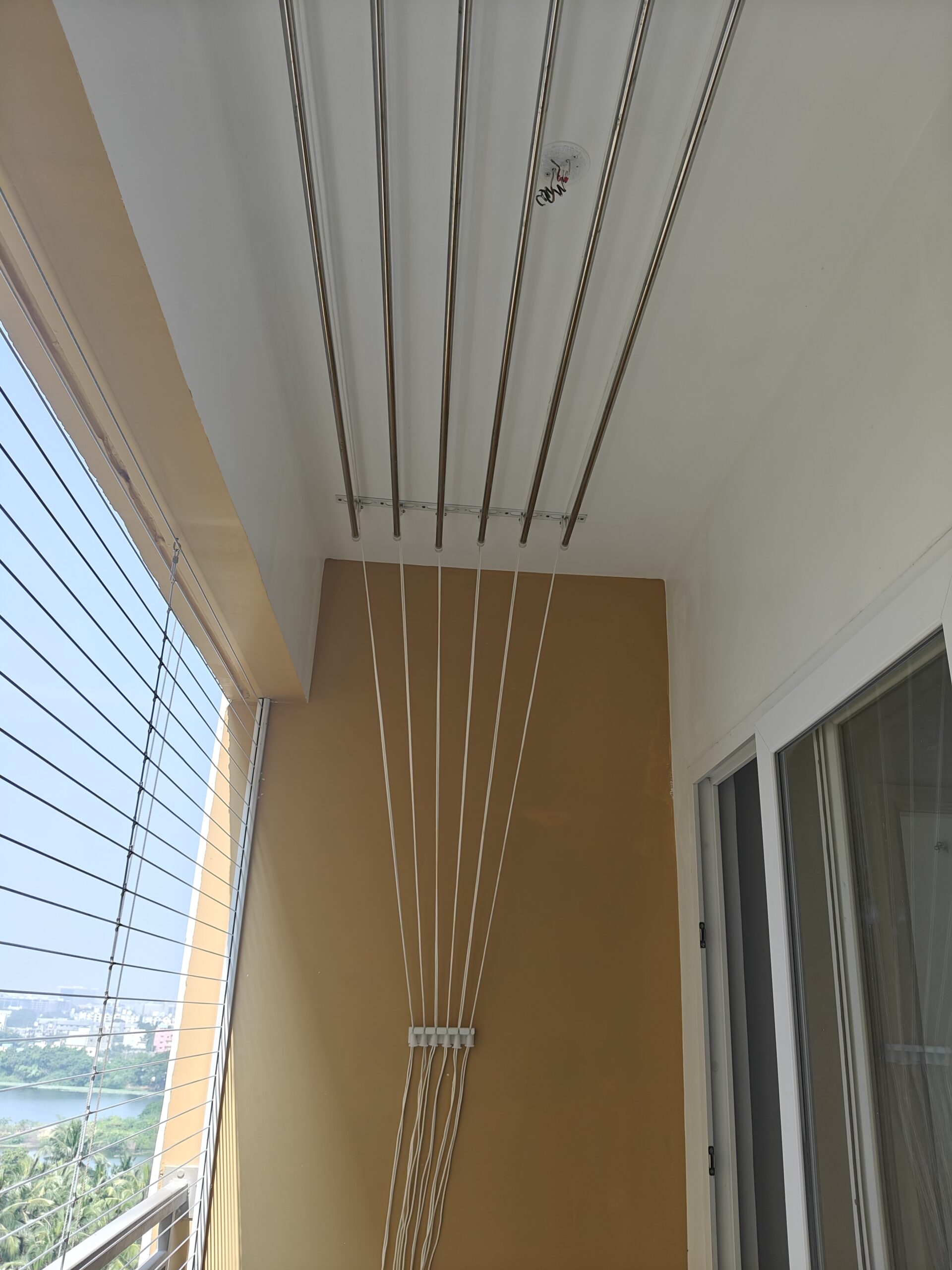 Balcony cloth hangers installation in Chennai