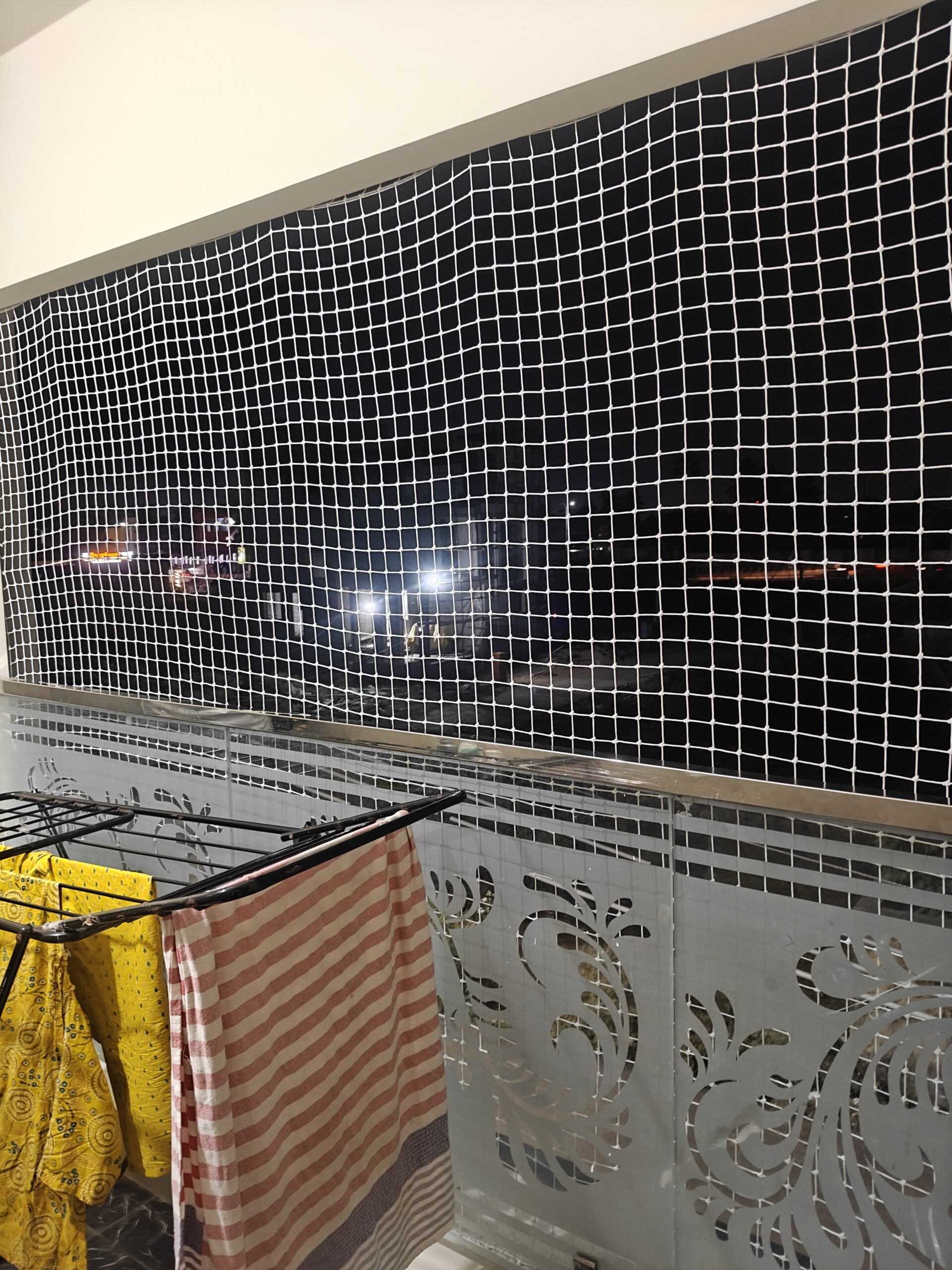 Balcony safety nets in Chennai installation project
