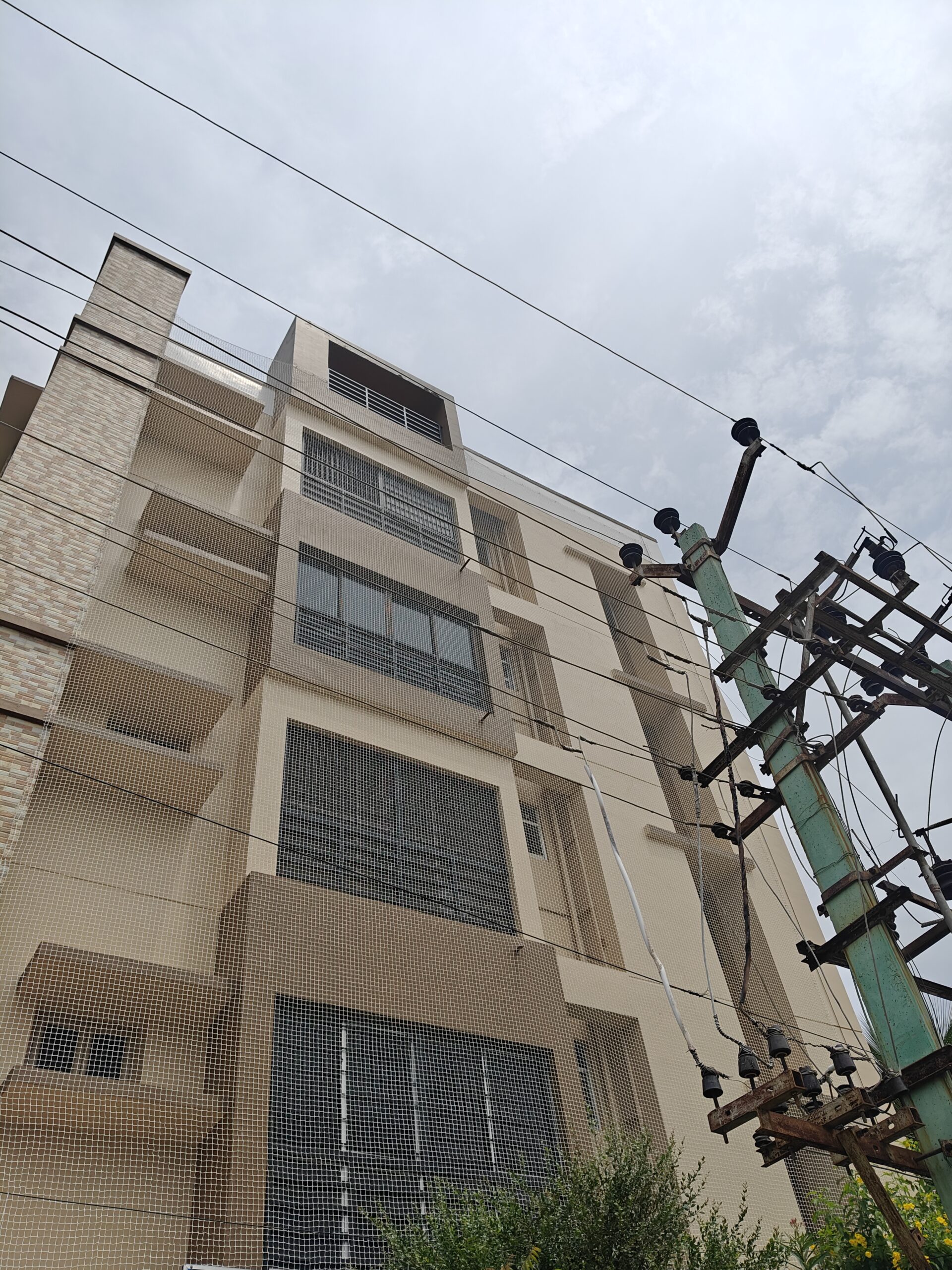Building pigeon nets installation for residential properties in Chennai