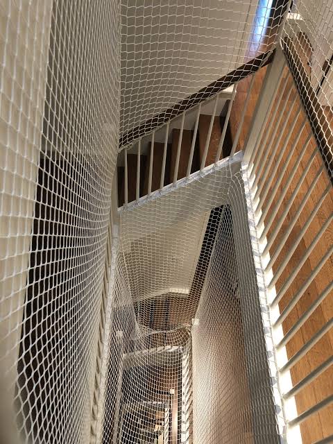 Staircase safety nets installation in Chennai home