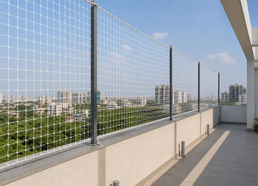 Terrace safety nets installation in Chennai
