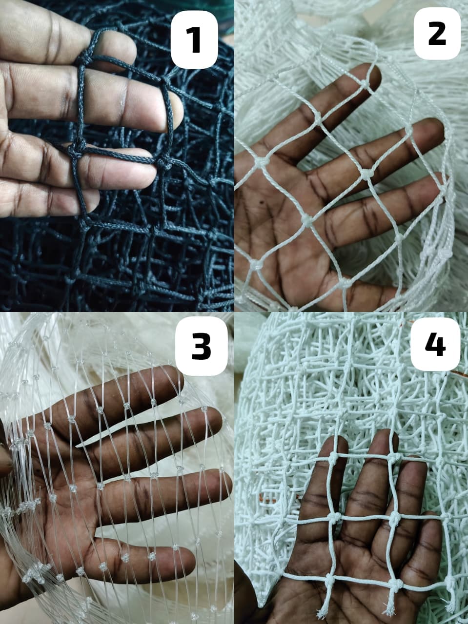 Safety net material and fixing work for an Tambaram balcony