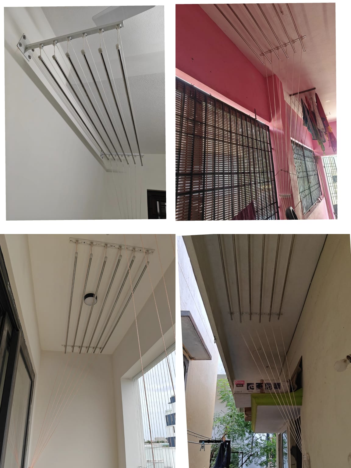 Cloth hanger rods frame and fixing work in Pallavaram